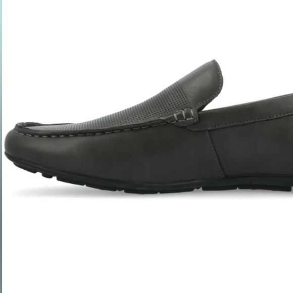 Vance Co Mitch Grey Loafers,10,5